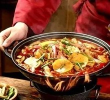 Spicy Pickled Chicken Offal Hot Pot