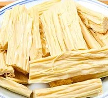 Oil-soaked tofu skin