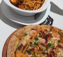 Cheese Shrimp Pizza