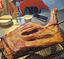 Charcoal-Roasted Lamb Leg