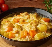 Coconut Curry Chicken Rice Casserole