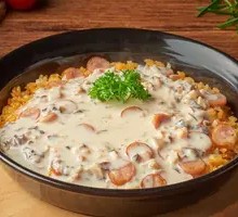 Sausage and Mushroom Risotto