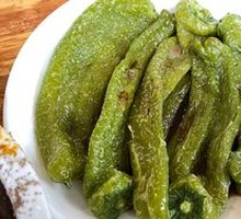 Braised Green Pepper with Tiger Stripes