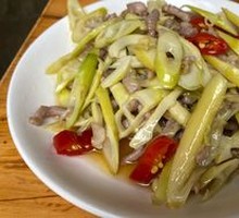 Bamboo Shoots Stir-Fried with Pork