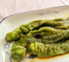 Braised Green Pepper with Tiger Stripes