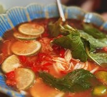 Dali Dai-style Lemon Mint Chicken Noodle Soup