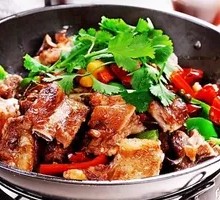 Bull's Spicy Dry Pot Pork Ribs
