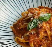 Handmade Meat Sauce Pasta