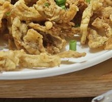 Fried Enoki Mushrooms