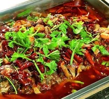 Grilled Qian Fish with Ham Sausage