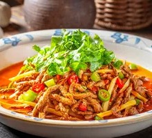 Sliced Beef with Young Ginger and Cilantro