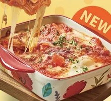 Meat Sauce Stuffed Lasagna