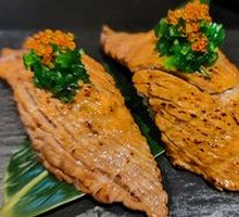 Grilled Salmon Sushi