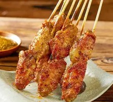 Crispy Chicken Wing Skewers