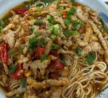 Pickled Chili Pork Noodles
