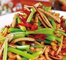 Fried Tofu with Shredded Pork