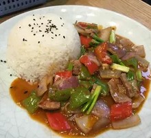 Pork Liver Rice Bowl
