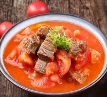 番茄牛腩汤面