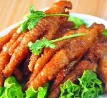 Braised Chicken Feet with Tiger Skin