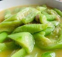 Clear Soup with Loofah