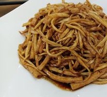 Fried Tofu with Shredded Pork
