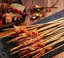 Duck Intestine Skewers