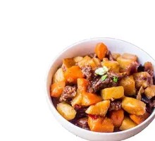 Braised Chicken with Potato Rice