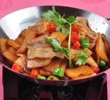 Spicy Potatoes in Dry Pot