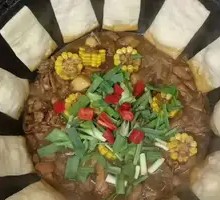 Stewed Pork Ribs in Iron Pot