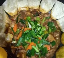 Stewed Fish in Iron Pot