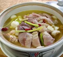 Chicken with Pig's Stomach