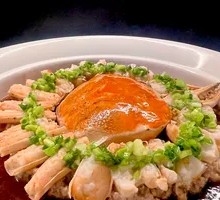 Golden Snow Crab Steamed Black Pig Meat