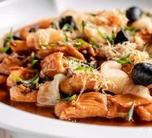 Black Garlic Abalone Stewed Eel