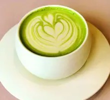 Matcha Doughnut Latte