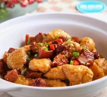 Fried Tofu Braised Pork