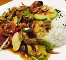 Green Pepper Liver Rice