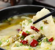 Spicy Hot Pot with Pickled Cabbage and Black Fish
