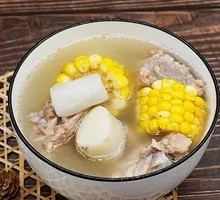 Corn, Yam, and Pork Rib Soup