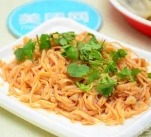 Spicy Enoki Mushrooms