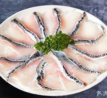 Black fish slices