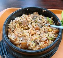 Potato Beef Stone Pot Bibimbap