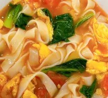 Tomato and Egg Knife-Sliced Noodles