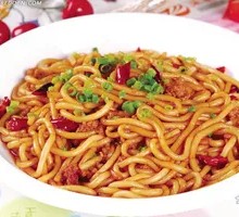 Fried Soybean Paste Noodles with Potato