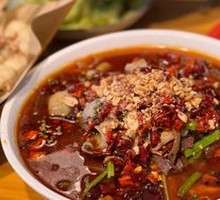 Spicy Dan Dan Noodles with Blood Sausage