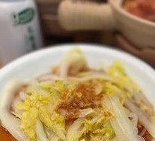 Steamed Baby Bok Choy with Small Valley