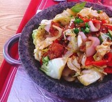 Cabbage and Minced Pork Rice