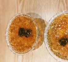Chilled Amber Peach Juice
