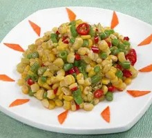 Corn and Green Bean Stir-fry