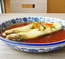 Steamed Opium Fish and Salted Cod