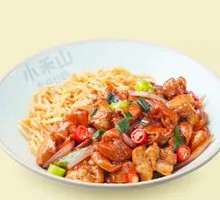 Spicy Pig Intestine and Chicken Handmade Noodles
